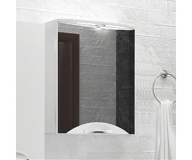 Зеркало-шкаф Style Line Жасмин-2 50/С Люкс, белый